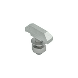 Horogfejű csavar acél galván/elektrolit horganyzott 10 50mm 13mm-sz/fej HK 610/50 Niedax